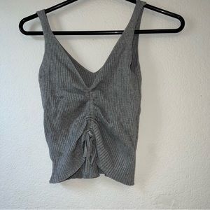 Ruched Tank Top Grey size M/L